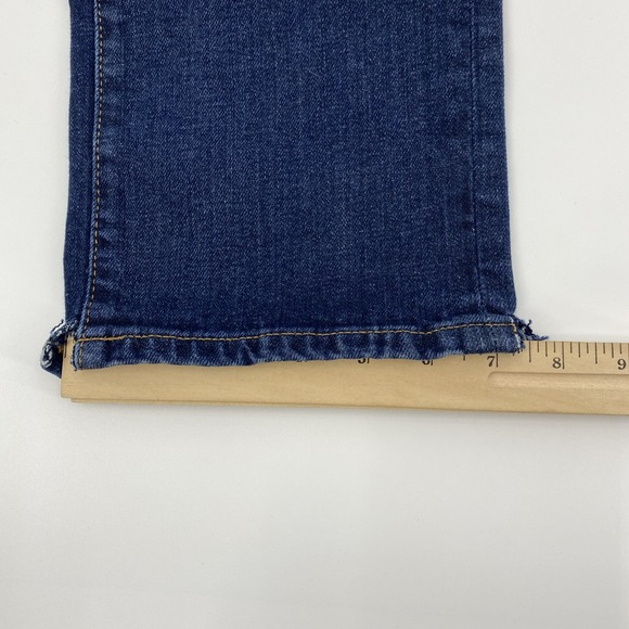 Lucky Brand 410 Jeans Tag 32x34 Actual 32x33 Blue Dark Athletic Slim Stretch - Picture 12 of 14